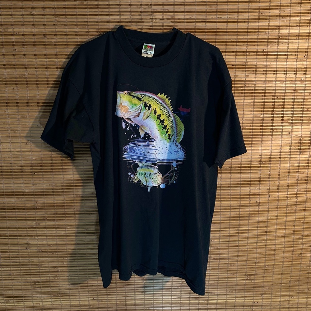 Vintage ‘Bass Fishing’ Short Sleeve T-Shirt